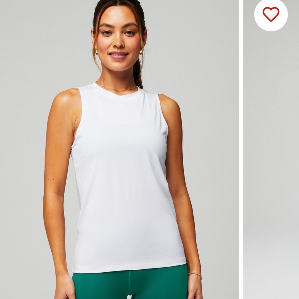 Fabletics White Tank Top